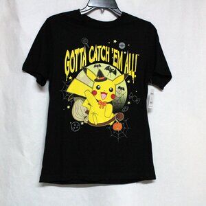 Boy's XL (14-16) Halloween Pokemon Short Sleeve Graphic T-Shirt